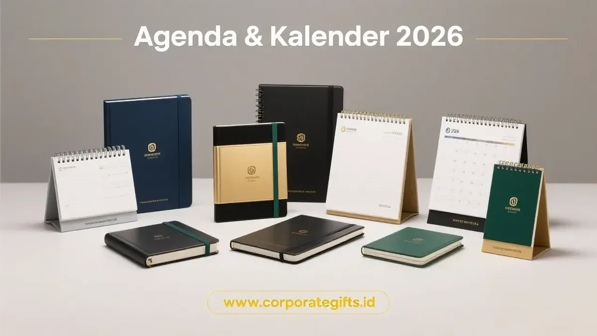 Set Kalender dan Agenda Corporate Branding 2026 - CorporateGifts.ID