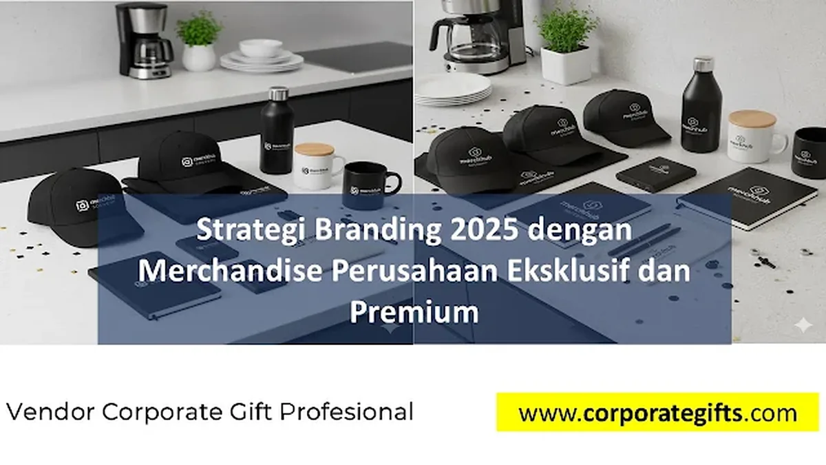 Koleksi Merchandise Perusahaan Eksklusif Custom Logo | CorporateGifts.ID