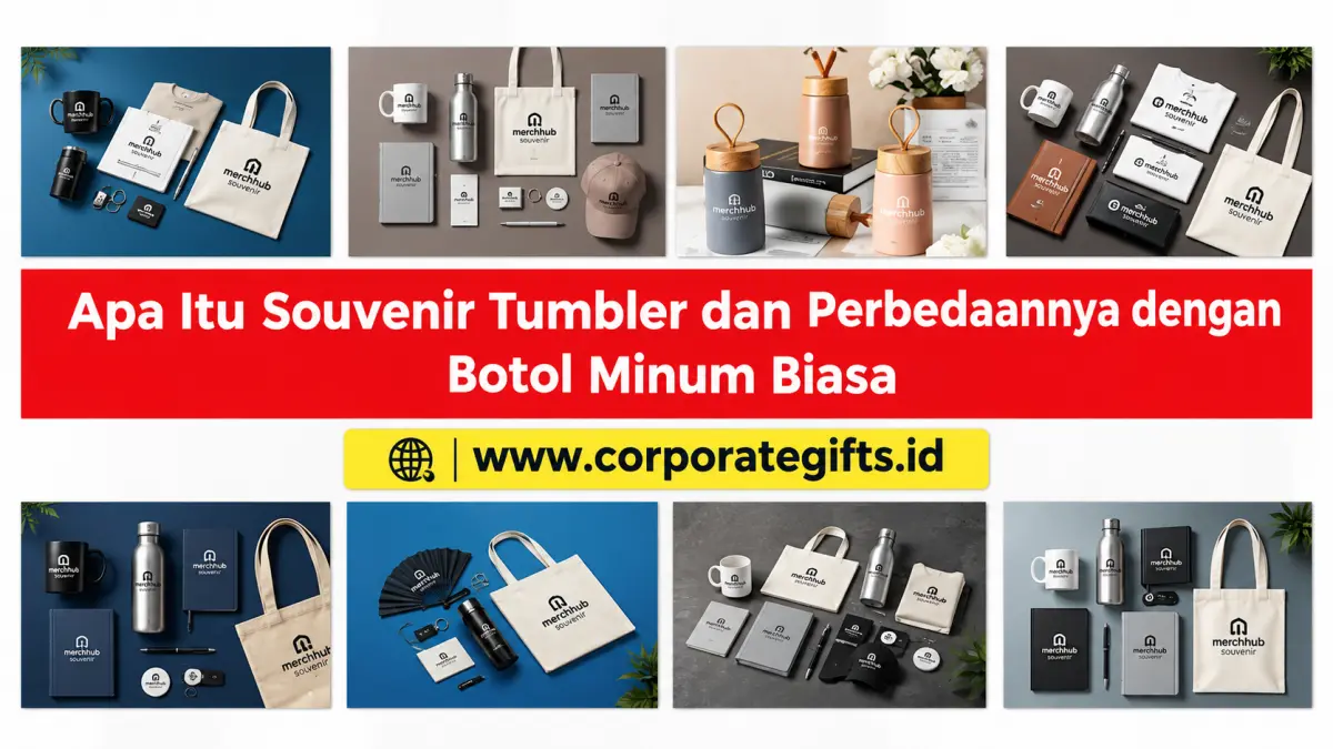 Apa Itu Souvenir Tumbler dan Bedanya dengan Botol Biasa - CorporateGifts.ID