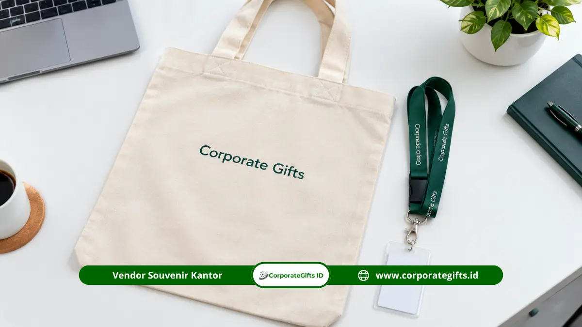 budget merchandise event bandung tote bag dan lanyard custom | CorporateGifts.ID