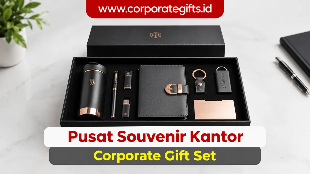 Pusat Souvenir Kantor Corporate Gift Set Eksklusif Hardbox Mewah | CorporateGifts.ID