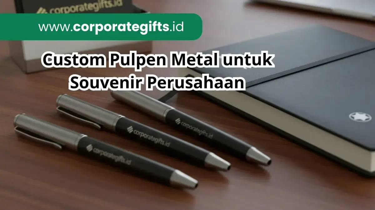 Varian Desain Custom Pulpen Metal: Model Twist, Rollerball, dan Kotak Hardbox Eksklusif | CorporateGifts.ID