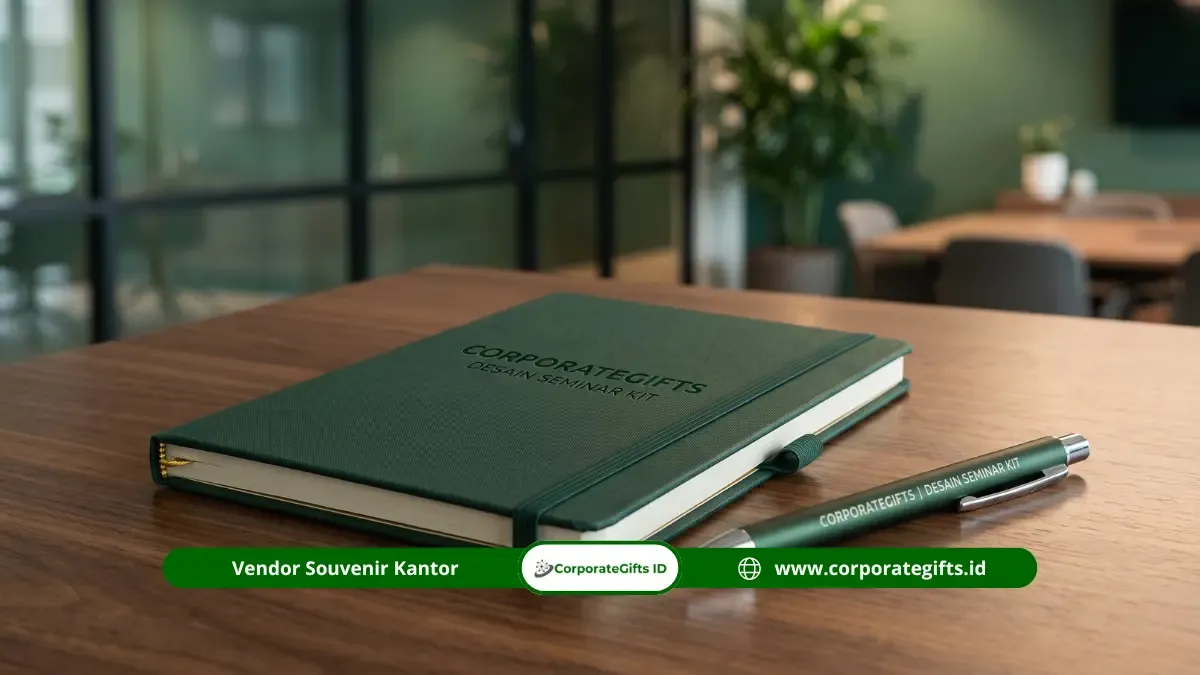 Koleksi contoh desain seminar kit terpadu untuk acara korporat, seminar akademik, dan workshop kreatif.