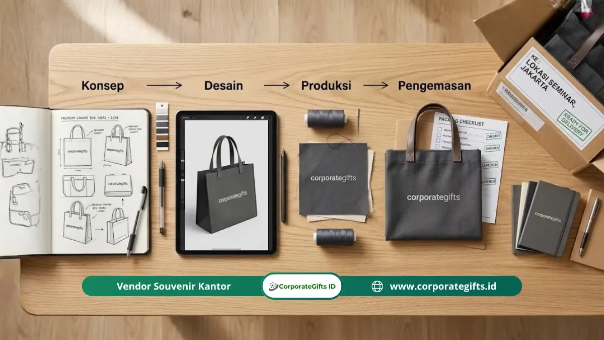 Kelengkapan Item Goodie Bag Seminar Korporat Corporate Gifts ID