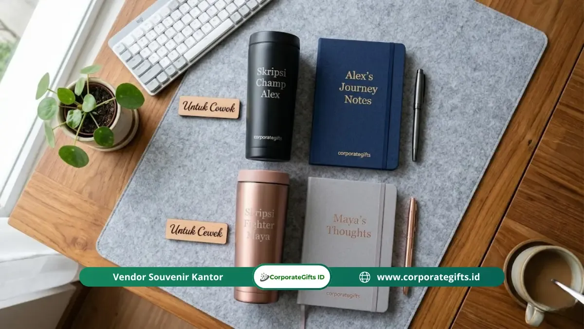 Inspirasi kado sidang skripsi unik dan personal dengan konsep estetik | CorporateGifts.ID