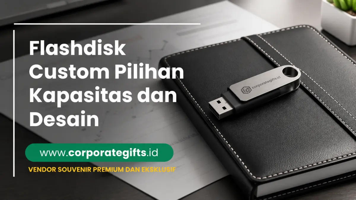 Pilihan Desain Flashdisk Custom Metal dan Bahan Kulit Eksklusif - CorporateGifts.ID