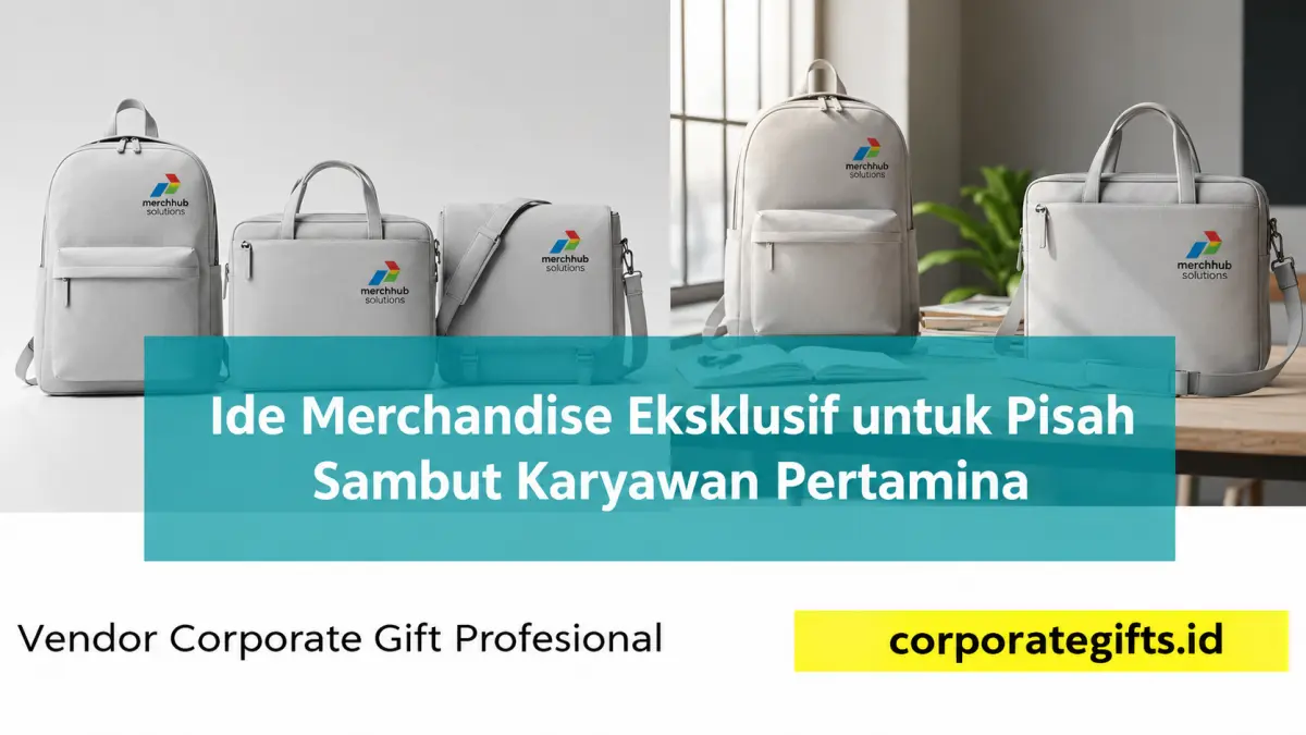 Executive gift set dan tumbler custom logo Pertamina untuk pisah sambut | CorporateGifts.ID
