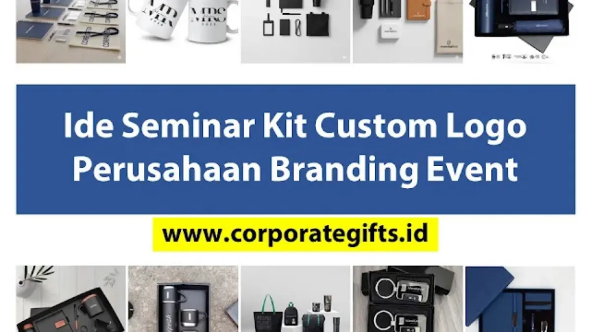 Kombinasi Perlengkapan Seminar Kit Custom Logo - CorporateGifts.ID