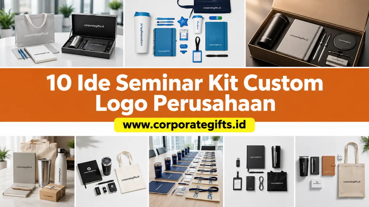 10 Ide Seminar Kit Custom Logo Perusahaan yang Unik | CorporateGifts.ID
