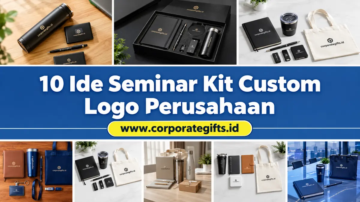 Contoh produk seminar kit custom ramah lingkungan dan teknologi | CorporateGifts.ID