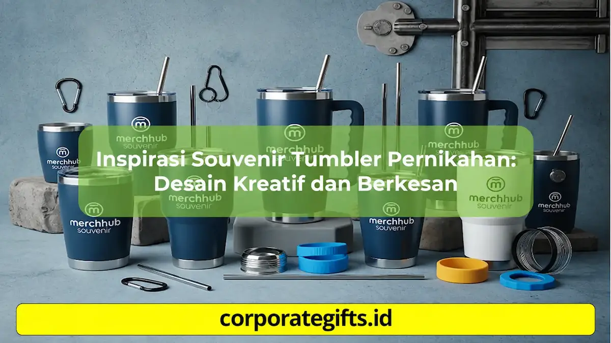 Inspirasi souvenir tumbler pernikahan kreatif dan elegan | CorporateGifts.ID