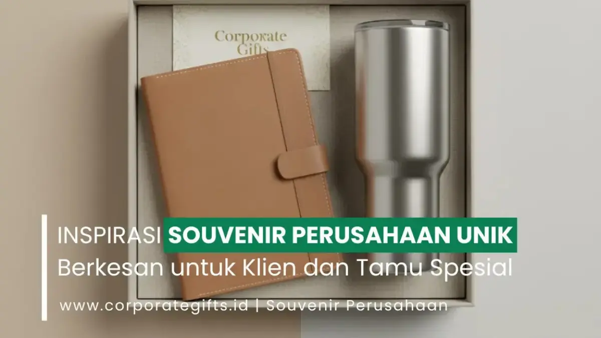 Gift Set Eksklusif Tumbler Stainless dan Agenda Kulit - CorporateGifts.ID