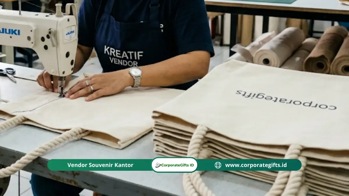 Proses produksi dan pengemasan jasa goodie bag seminar profesional | CorporateGifts.ID