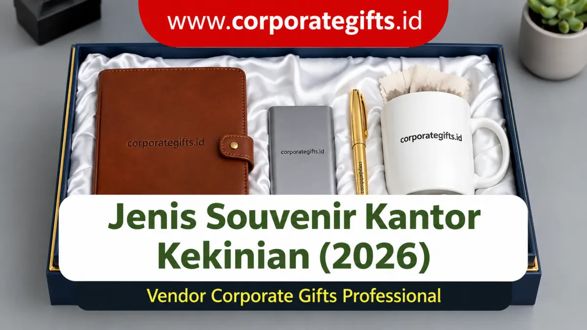 Aneka jenis souvenir kantor kekinian untuk promosi dan apresiasi bisnis