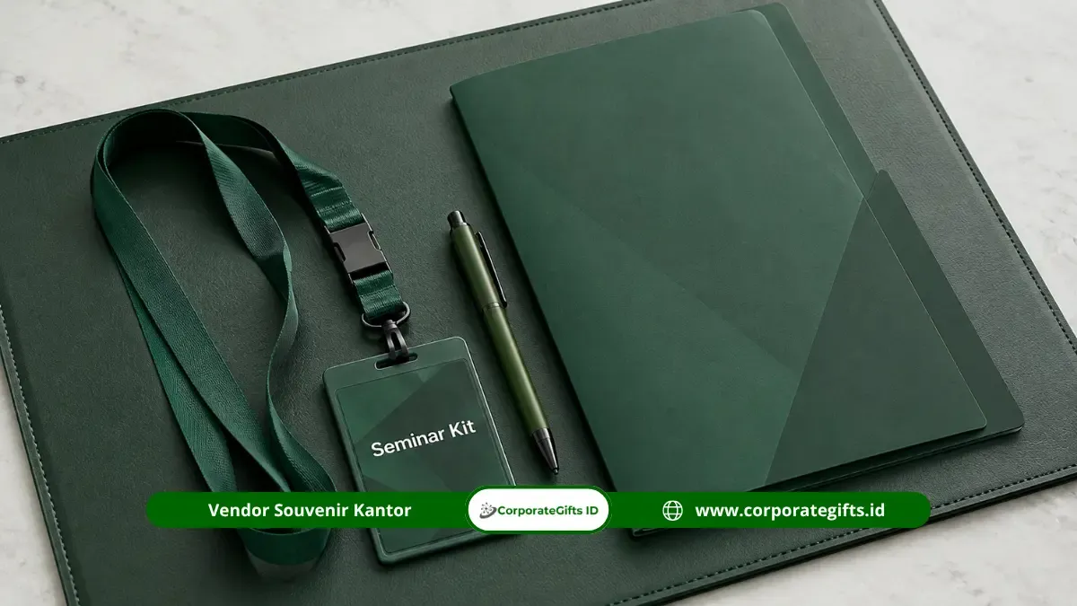 Aksesori dan desain lanyard ID card kantor karyawan | CorporateGifts.ID