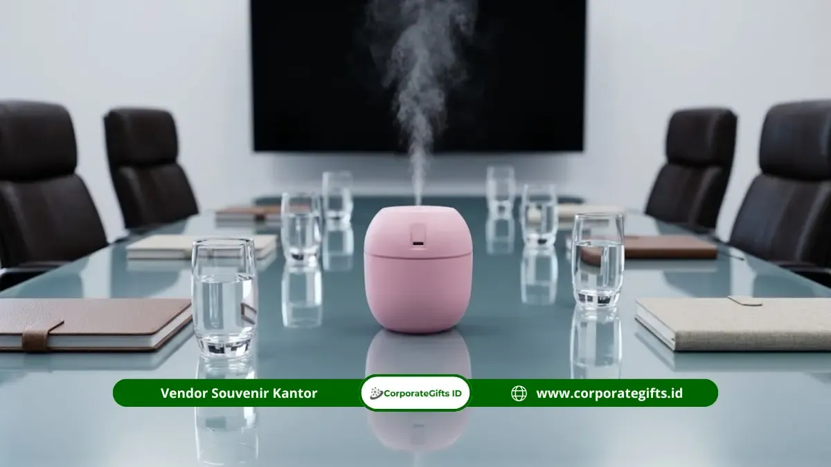 Diffuser Aromaterapi dan Humidifier Portable Meja Kantor | CorporateGifts.ID