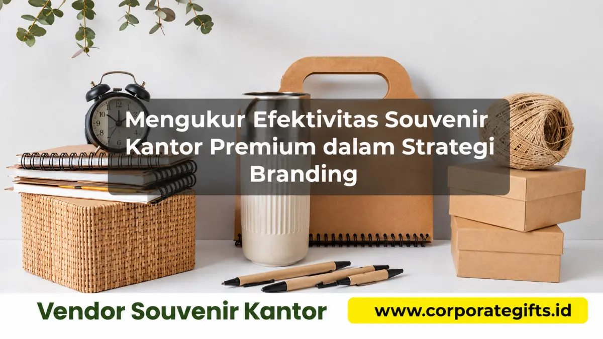 Analisis indikator keberhasilan souvenir korporat eksklusif bagi klien