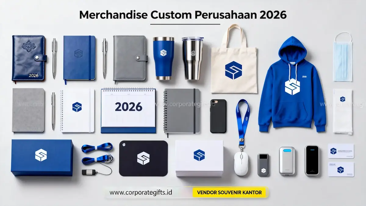 Merchandise custom perusahaan 2026 untuk identitas bisnis | CorporateGifts.ID