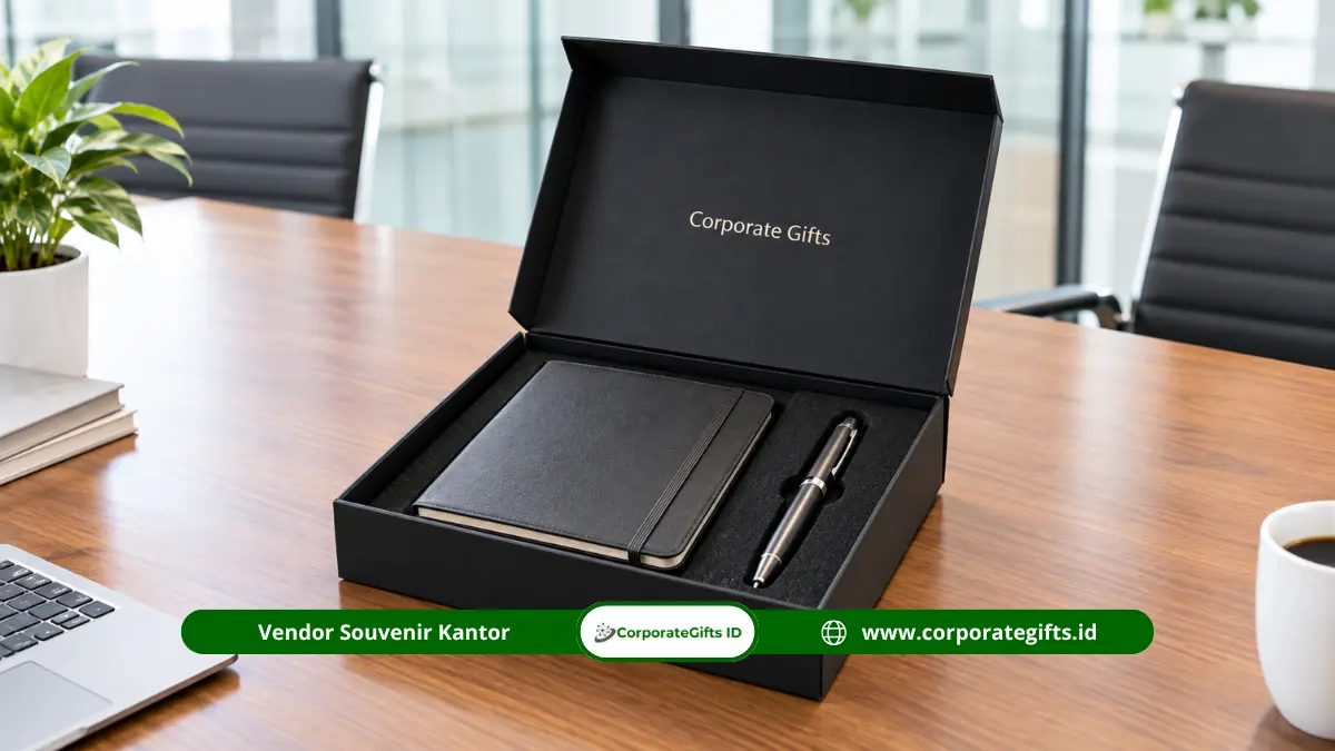 Kotak hadiah eksklusif merchandise hotel untuk tamu, client, dan partner