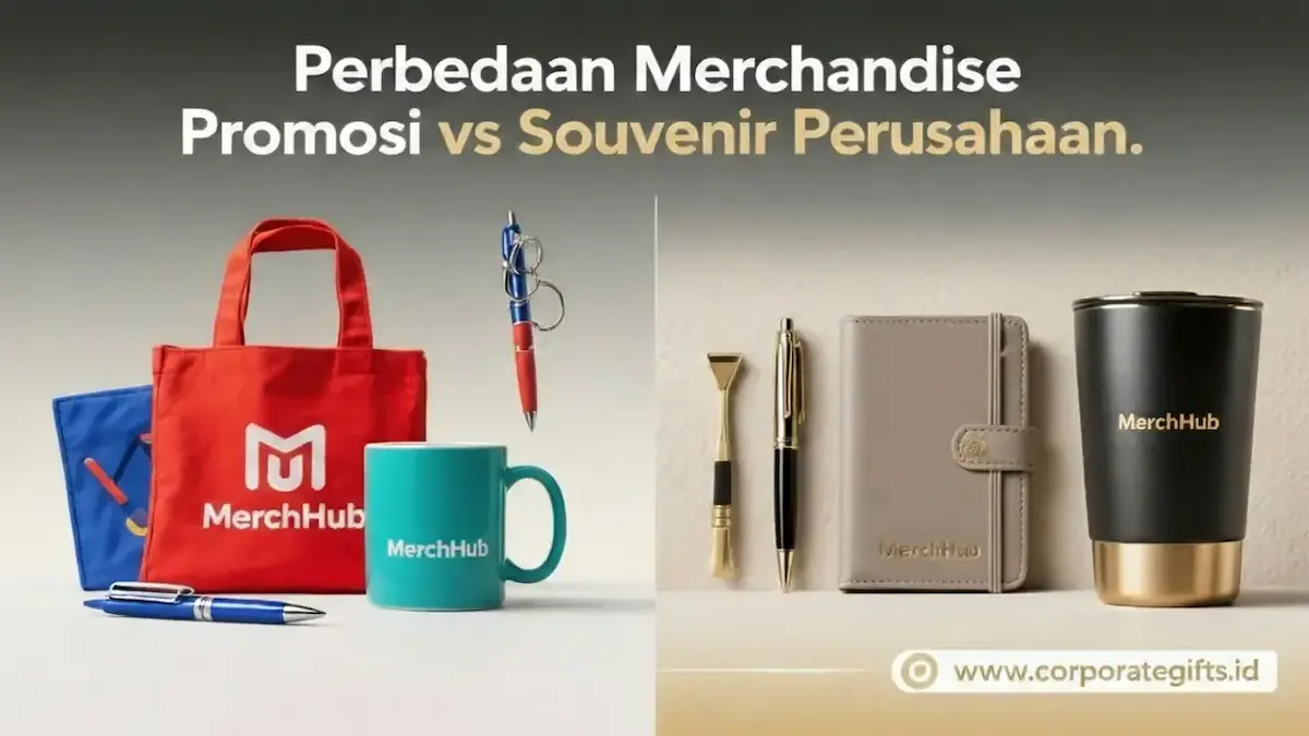 Merchandise Promosi vs Souvenir Perusahaan - CorporateGifts.ID