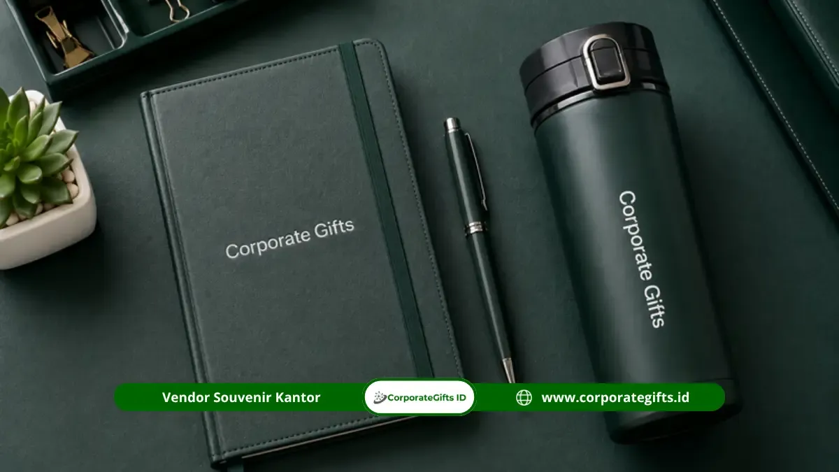 Pilihan Merchandise Seminar Kit Akademik Notebook dan Pulpen Metal - CorporateGifts.ID