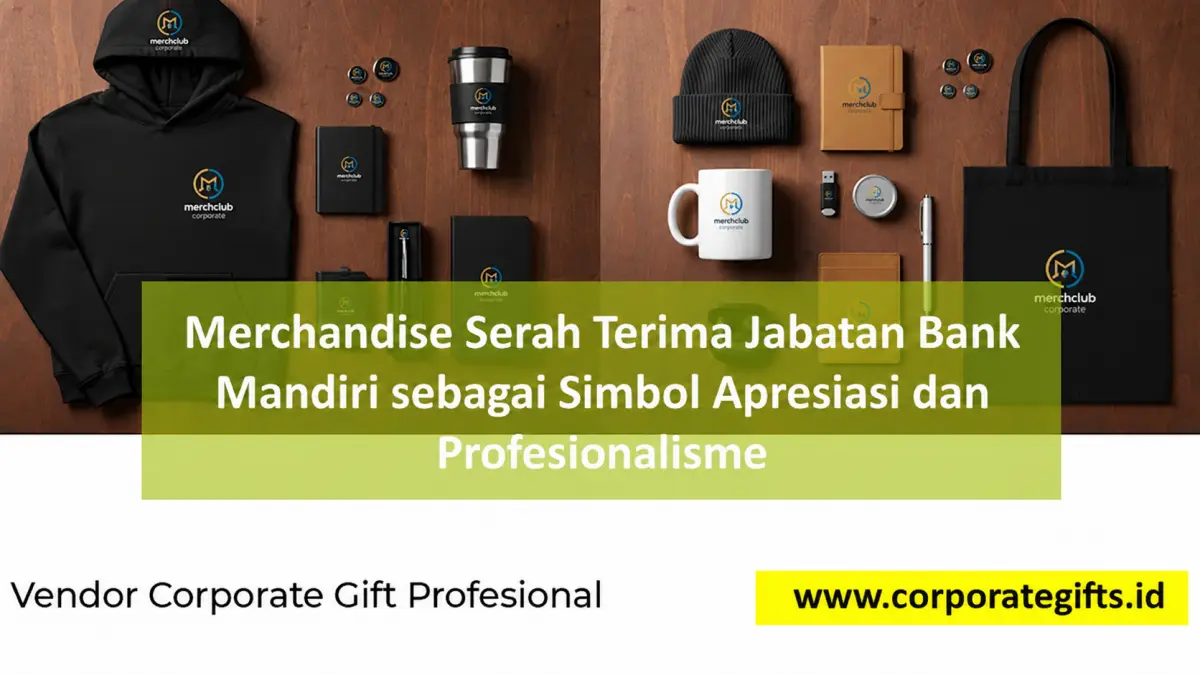 Pilihan merchandise serah terima jabatan Bank Mandiri bernilai simbolis tinggi dengan ukiran nama pejabat dan logo korporat