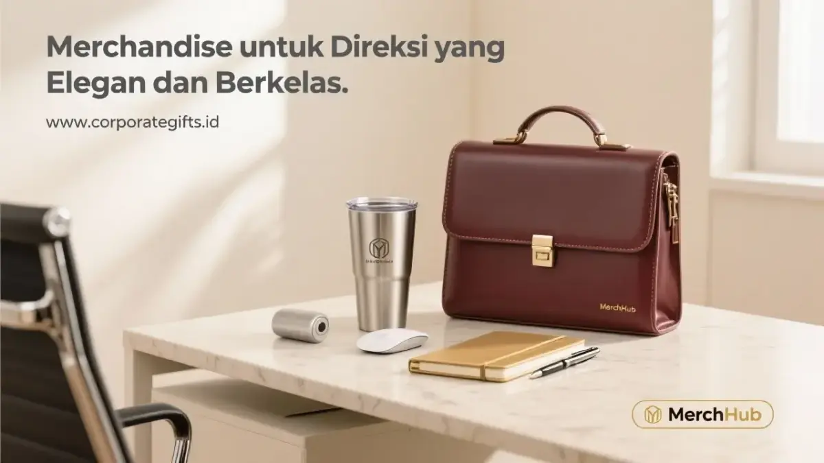 Set Hadiah Eksekutif Direksi: Tas Kerja Kulit, Tumbler Termal, dan Agenda Meja