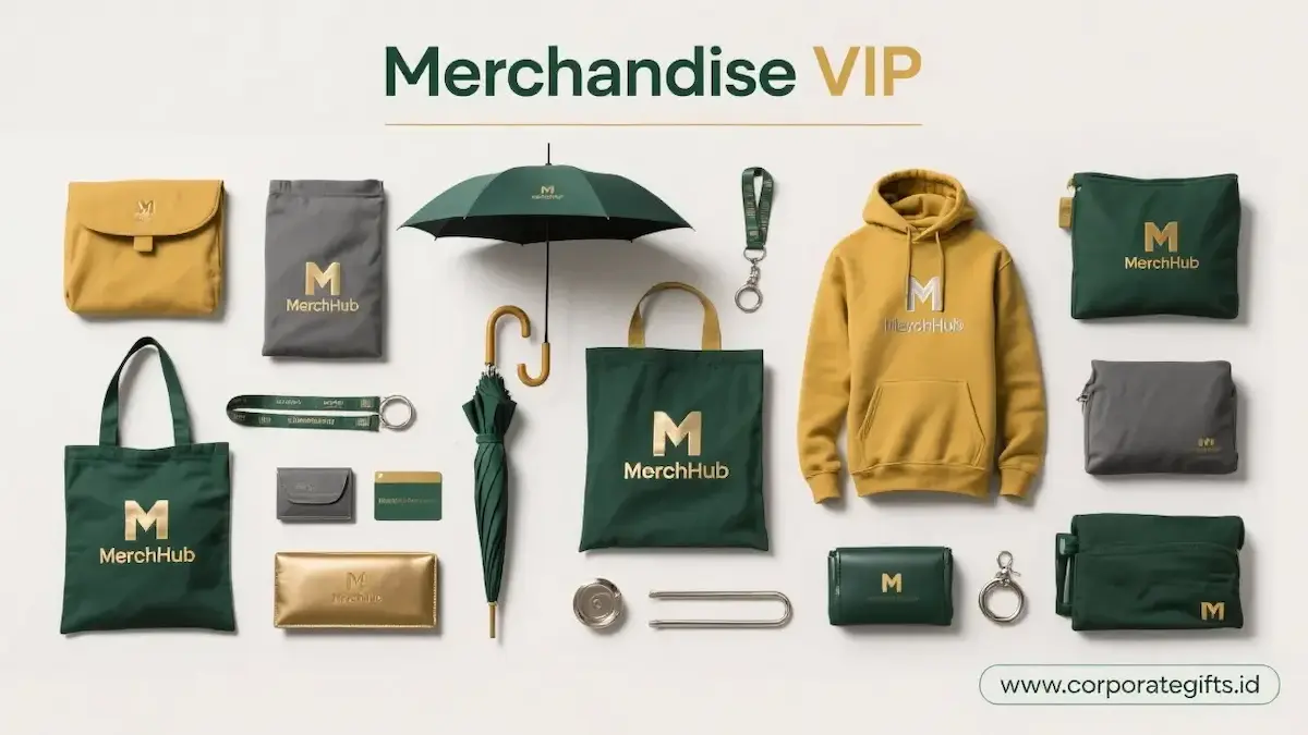 Pilihan paket gift set merchandise VIP eksklusif berlogo custom | CorporateGifts.ID