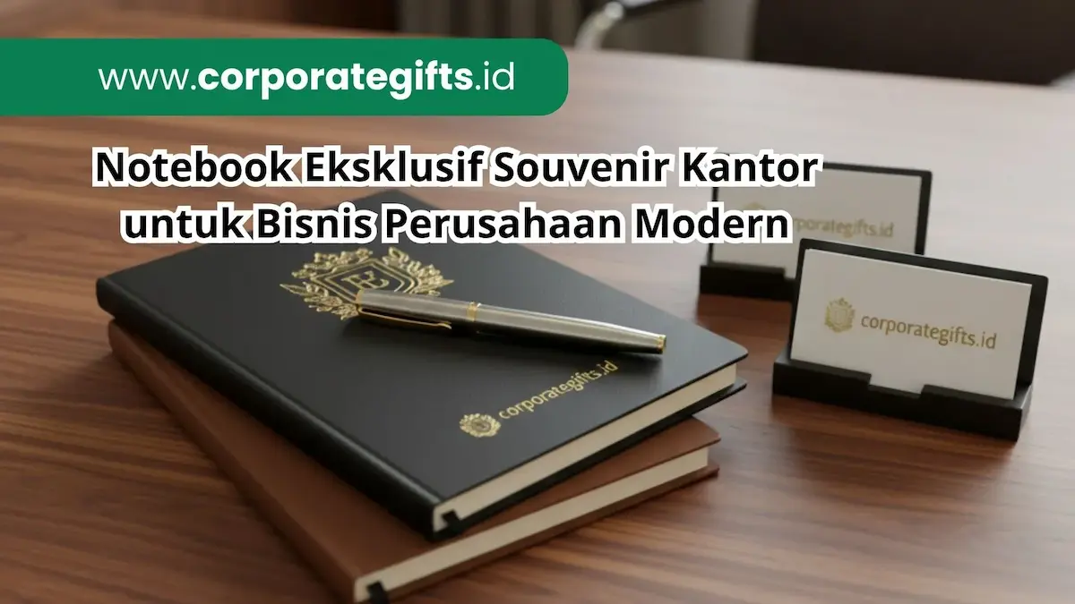 Ragam Sampul Notebook Eksklusif dan Opsi Custom Logo - CorporateGifts.ID