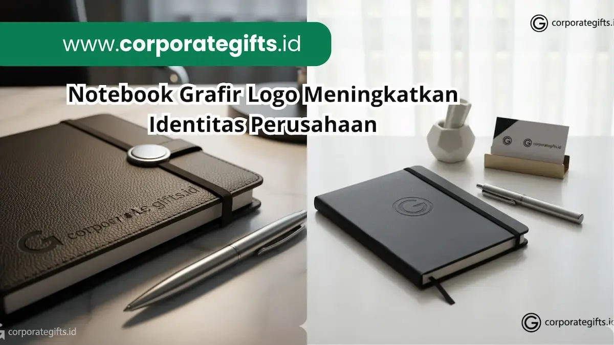 Notebook Grafir Logo Solusi Praktis Identitas Perusahaan - CorporateGifts.ID