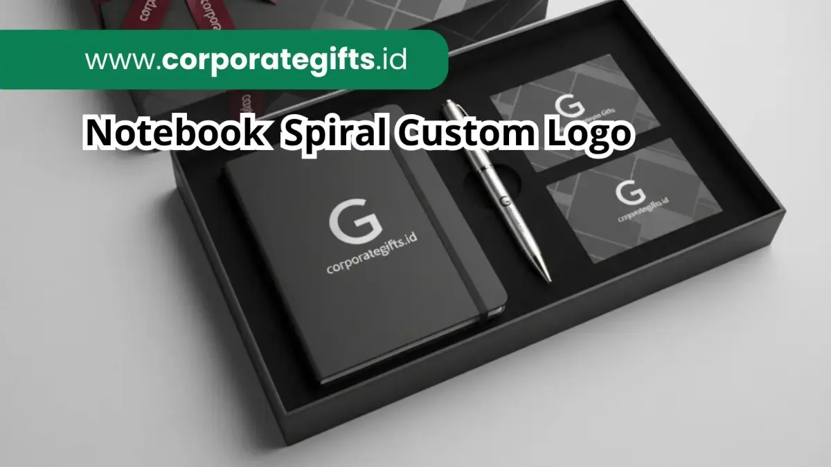 Notebook Spiral Custom Logo Elegan untuk Seminar Perusahaan - CorporateGifts.ID