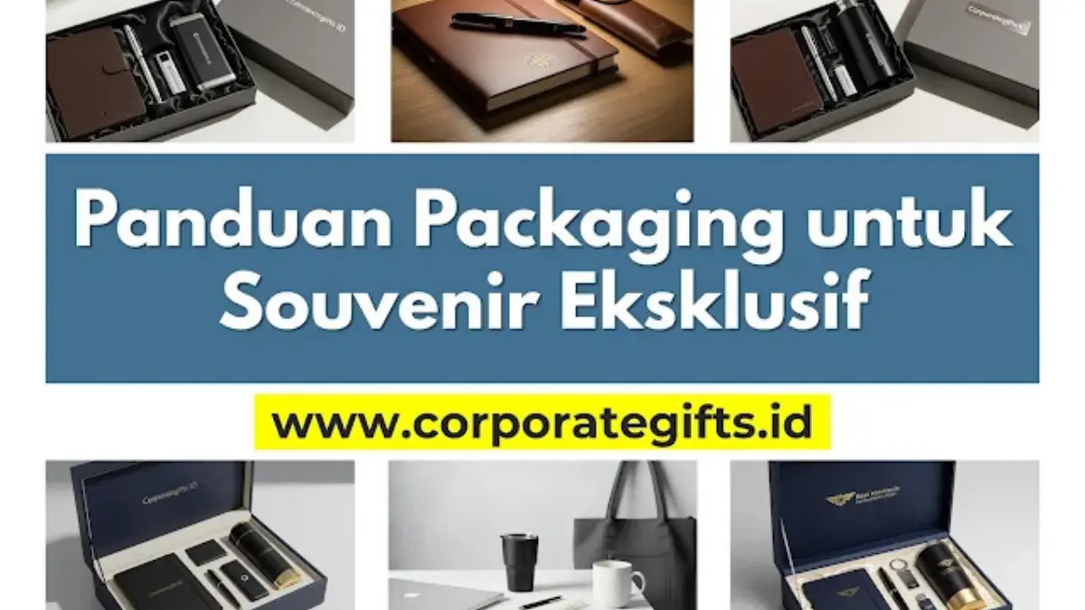 Pita Satin Berlogo dan Kartu Ucapan Personal Kemasan Souvenir - CorporateGifts.ID