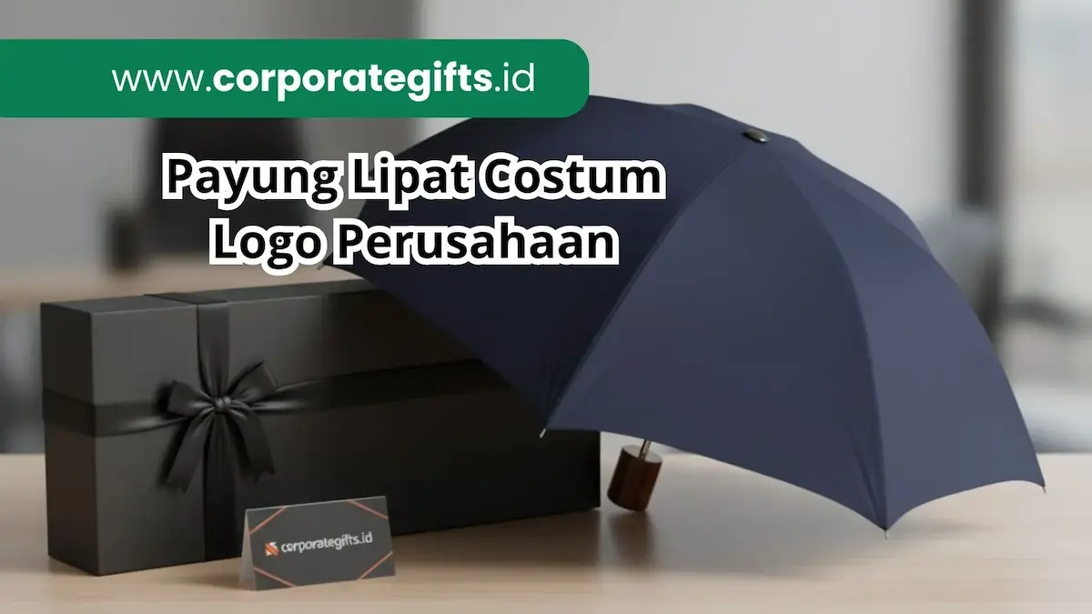 Rekomendasi Souvenir Bank Eksklusif Payung Lipat Custom