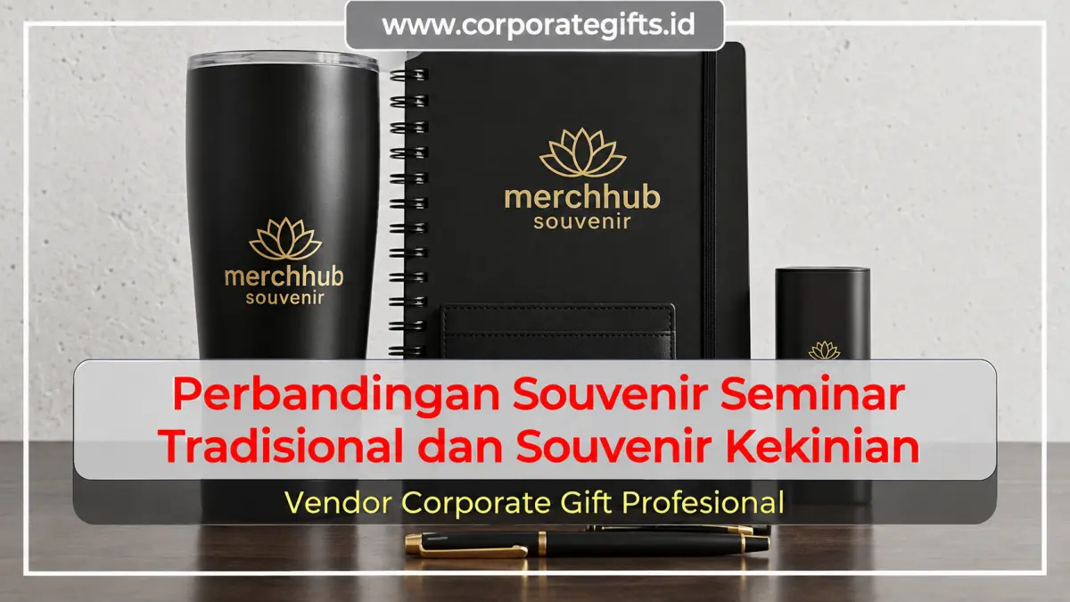 Perbandingan paket souvenir seminar tradisional dan cenderamata kekinian ramah lingkungan