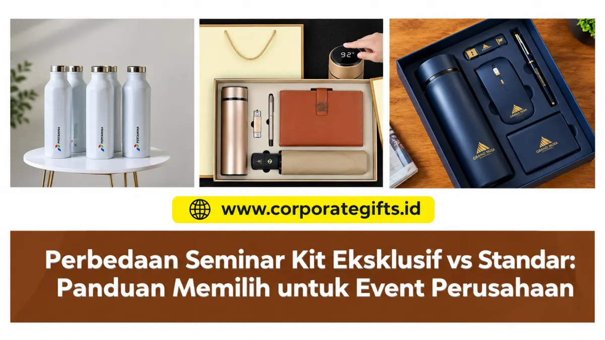 Koleksi Pilihan Seminar Kit Eksklusif dengan Aneka Kombinasi Produk | CorporateGifts.ID