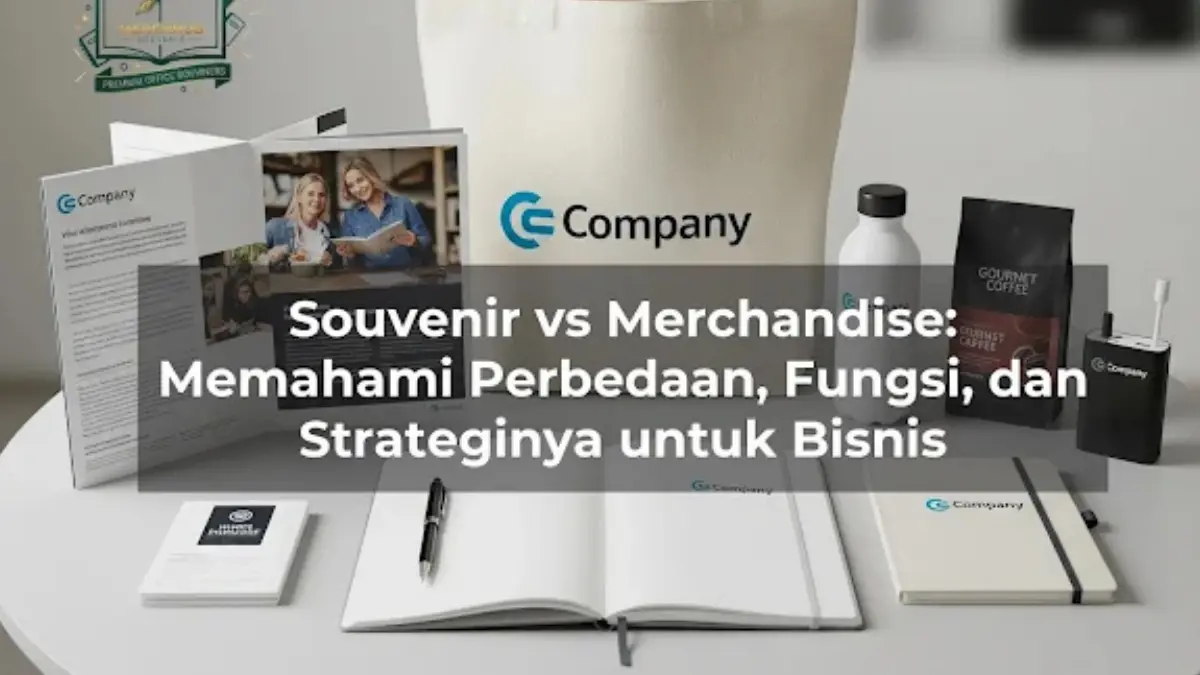 Perbedaan Souvenir dan Merchandise untuk Bisnis - CorporateGifts.ID
