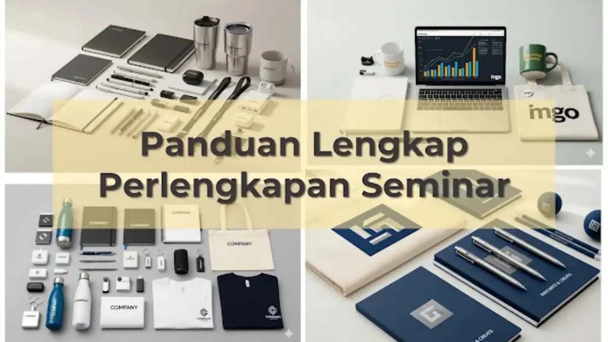 Paket Seminar Kit dan Perlengkapan Non-Teknis Meja Registrasi