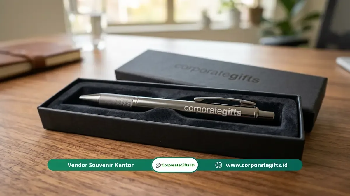 Pulpen Branded dan Buku Catatan Goodie Bag Seminar - CorporateGifts.ID