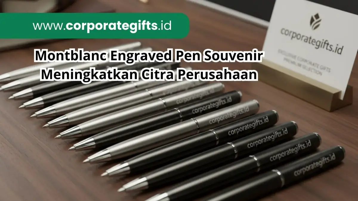 Detail Ukiran Laser Engraving pada Body dan Clip Pulpen Montblanc | CorporateGifts.ID