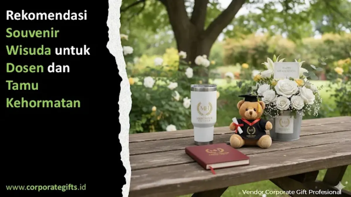 Rekomendasi Souvenir Wisuda untuk Dosen dan Tamu Kehormatan - CorporateGifts.ID