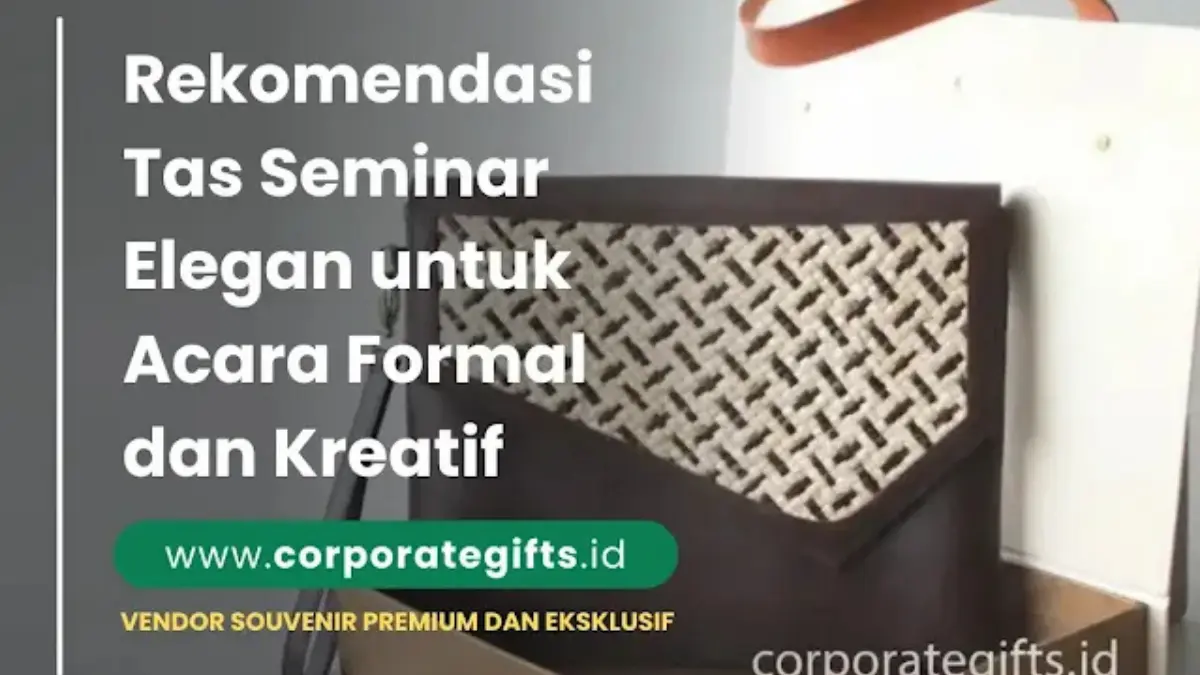 Berbagai Pilihan Model Tote Bag Kanvas dan Tas Seminar Kit Custom | CorporateGifts.ID