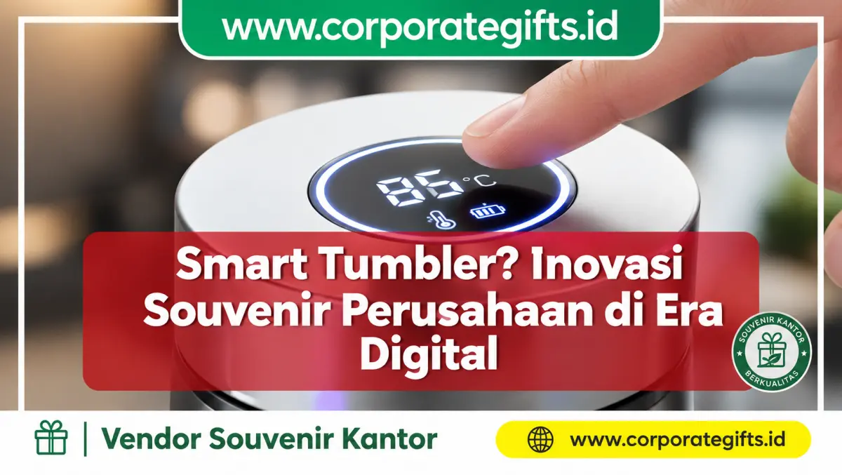 Fitur Layar Sentuh LED pada Smart Tumbler