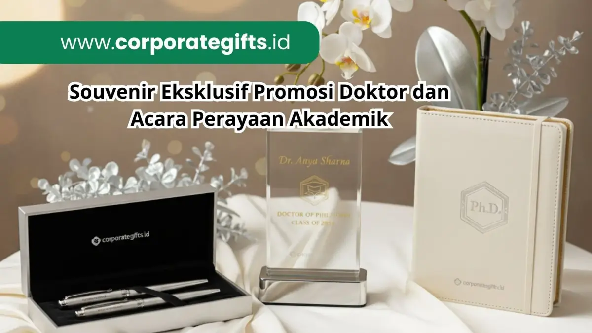 Inspirasi Souvenir Promosi Doktor dan Acara Akademik - CorporateGifts.ID