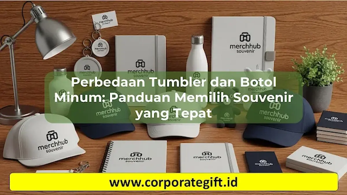 Perbedaan fisik dan fitur antara souvenir tumbler dengan botol minum biasa | CorporateGifts.ID