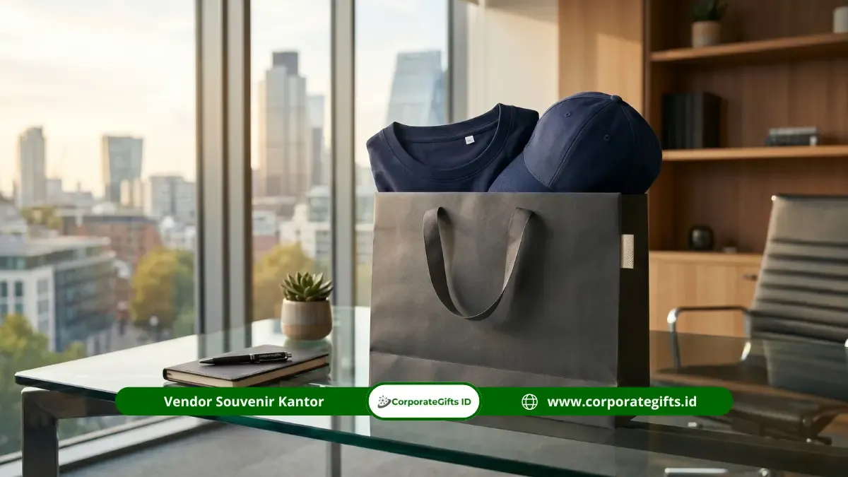 Souvenir Custom Apparel untuk Gathering dan Seminar Kantor - CorporateGifts.ID