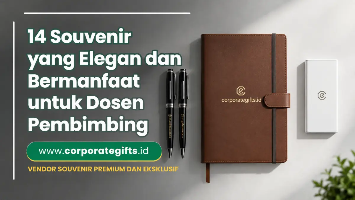 14 Souvenir Elegan dan Bermanfaat untuk Dosen Pembimbing