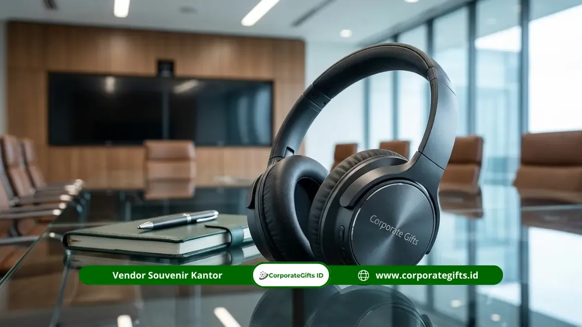 Souvenir Earphone Custom Kantor Eksklusif dan Fungsional | CorporateGifts.ID