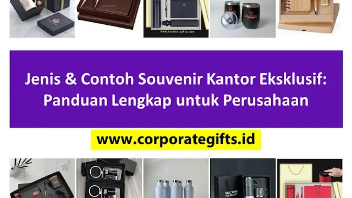 Jenis dan Contoh Souvenir Kantor Eksklusif Perusahaan - CorporateGifts.ID