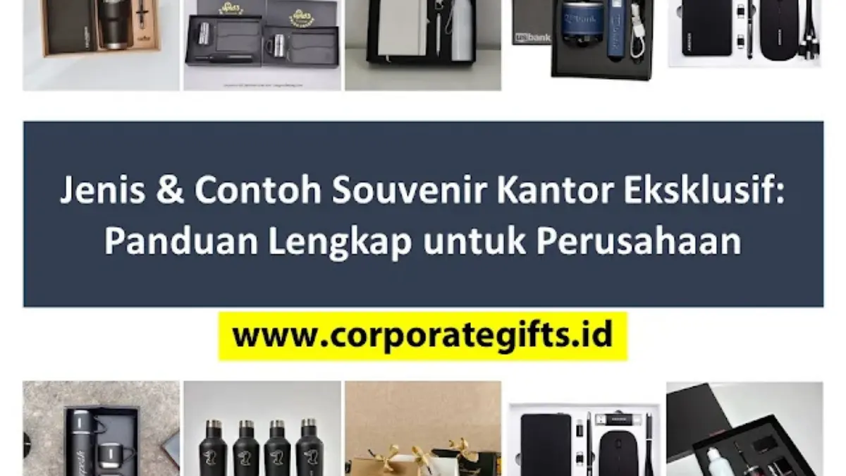 Inspirasi Contoh Souvenir Kantor Eksklusif Perusahaan - CorporateGifts.ID