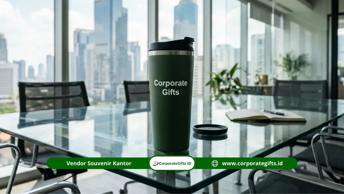 Tumbler dan power bank untuk gathering karyawan - CorporateGifts.ID